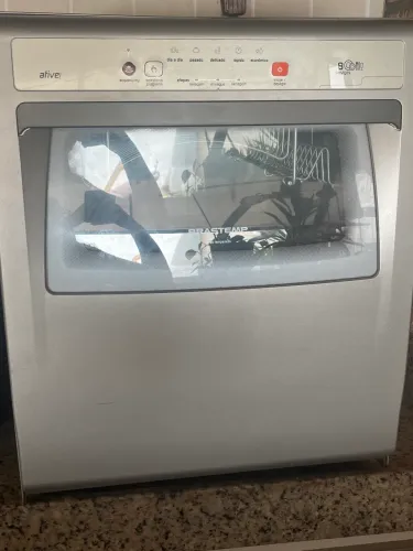 Lava-louças Brastemp Ative, 8 Serviços, Cor Prata, 110v