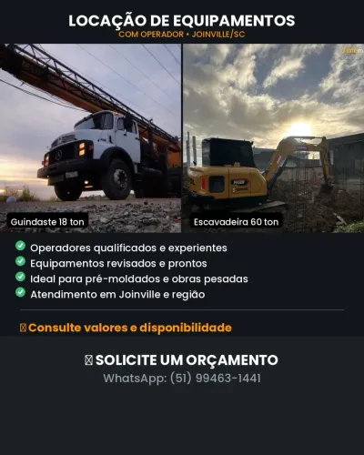 Aluguel de equipamento
