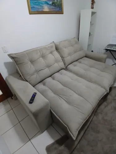 SOFÁ retrátil, reclinável, confortável e grande