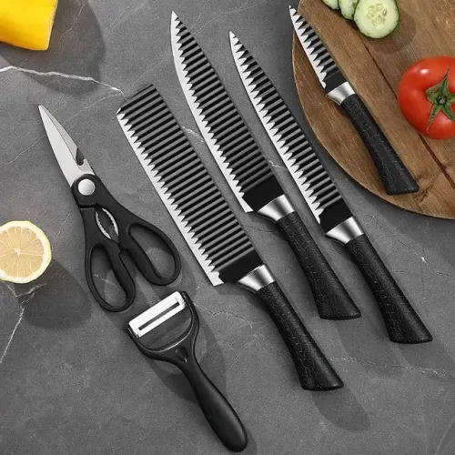 Kit de Facas Profissional - Corte Preciso e Praticidade na Cozinha