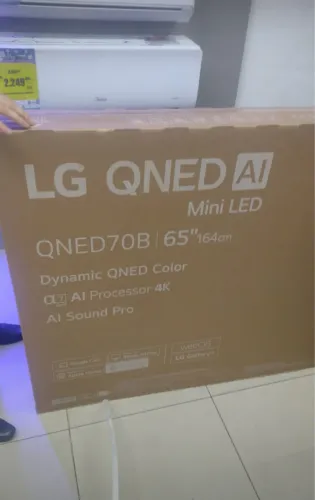 vende-se TV LG 65 polegada na caixa