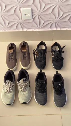 4 Tenis fila, brooksfield, puma new balance