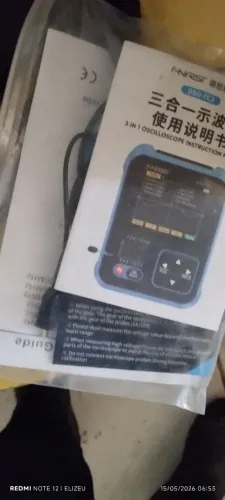 Vendo osciloscópio novo com os cabos  ou troco em ts 800 , tá do novo na caixa 