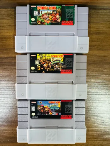 Trilogia Donkey Kong Super Nintendo Original