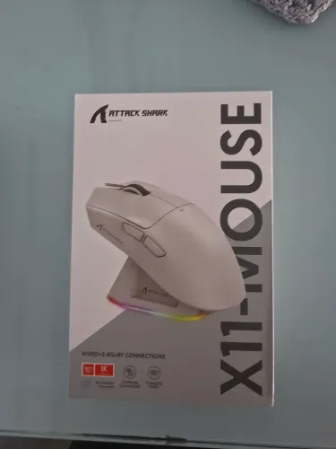 Mouse gamer attack shark x11 branco