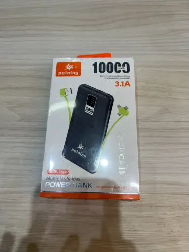 Bateria Portátil 10000mAh 5 Saídas Powerbank Carregador