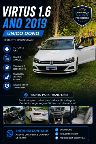 Volkswagen Virtus 1.6 MSI Flex 16V 5P Mec. 2019