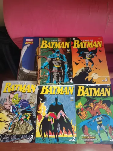 Conjunto de hq's a saga do Batman original
