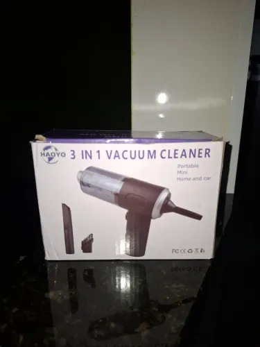 Mini Aspirador de Pó Portátil 3 em 1 Haoyo - Ideal para Carro e Casa!