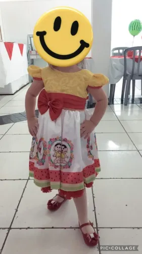 VESTIDO FESTA INFANTIL MAGALI - VESTE 3 ANOS