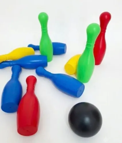 Jogo De Boliche Com 10 Pinos