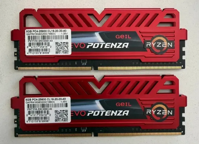 MEMORIAS DDR4 16GB 3200 MHZ