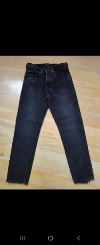 calca jeans abercrombie preta