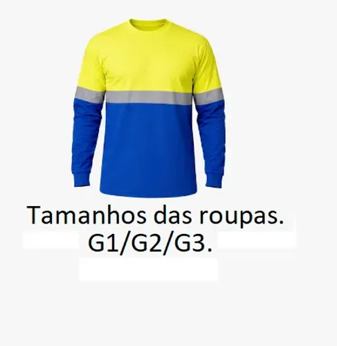 camiseta manga longa uniforme profissional.