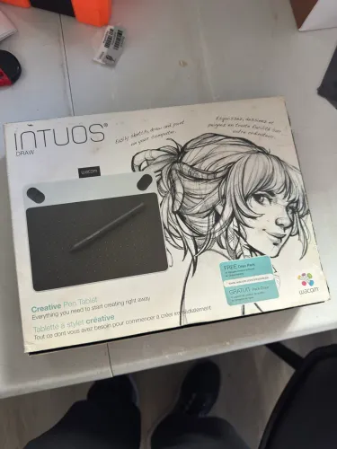 Mesa Digitalizadora Wacom Intuos Draw CTL-490 | Caneta Original | Caixa Completa
