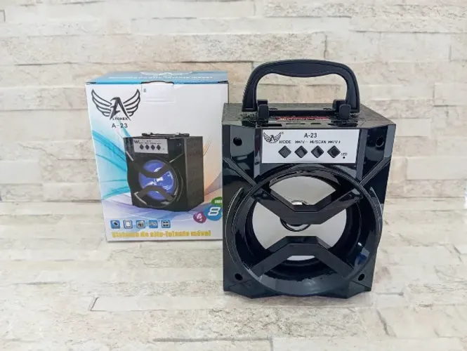 Caixa de Som Bluetooth Potente Radio Fm Recarregável
