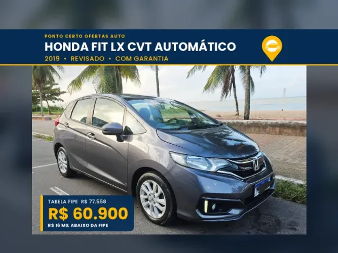 Honda Fit LX 1.5 Flexone 16V 5P Aut. 2019