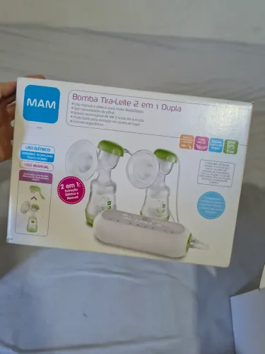 Bomba MAM tirar leite+ esterelizador microondas 