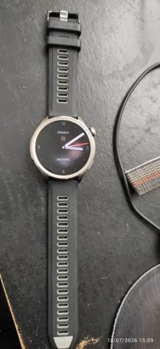 Amazfit Balance A2287 47mm Sunset Grey Global Novíssimo c/ Carregador e Pulseira Reserva