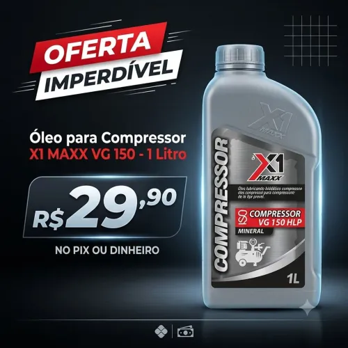 Lubrificante Mineral X1 Max compressor VG150HLP