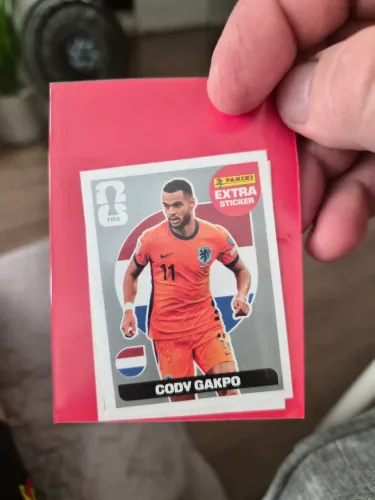 Figurinha copa do mundo Cody Gakpo extra sticker