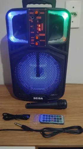 Caixa de som +microfone