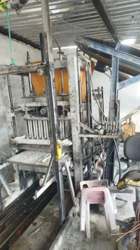 Máquina de fazer bloco de cimento 