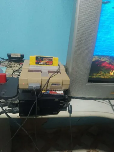 Super Nintendo com jogos $550