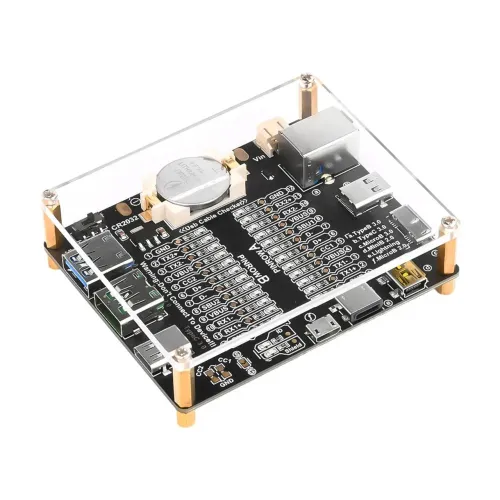 Testador de cabos USB, Tipo C, Tipo B e Micro detecção de anomalias