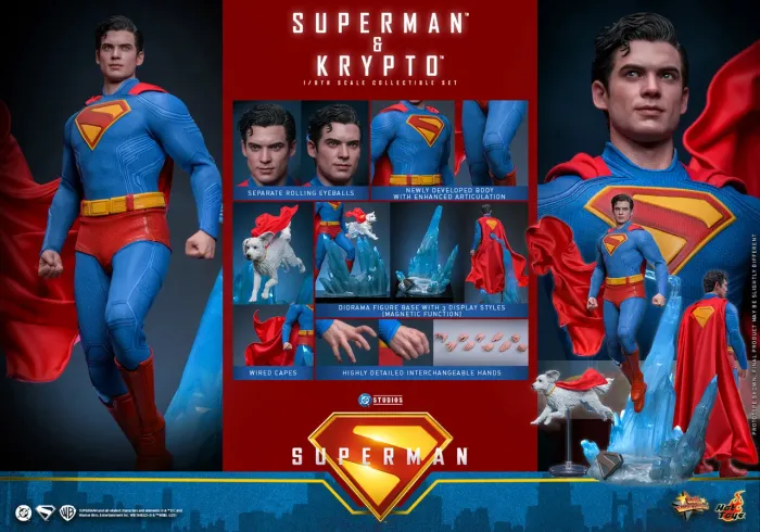 Hot toys superman 2025 pronta entrega escala 1/6