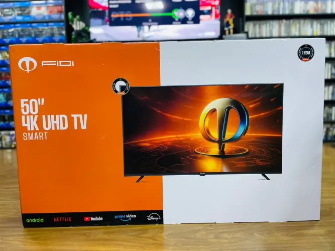 SMART TV 4K NOVA 50 POLEGADAS ANDROID 14 ACEITAMOS TROCA