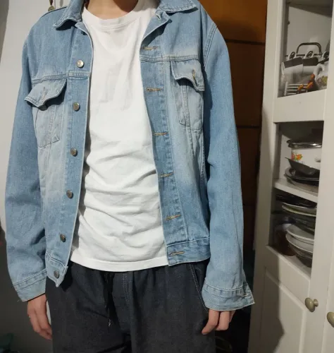 Jaqueta jeans masculina Hering Tam M