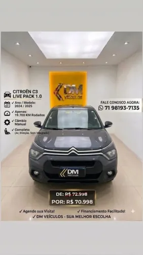 Citroen C3 Live Pack 1.0 Flex 6V 5P Mec. 2025