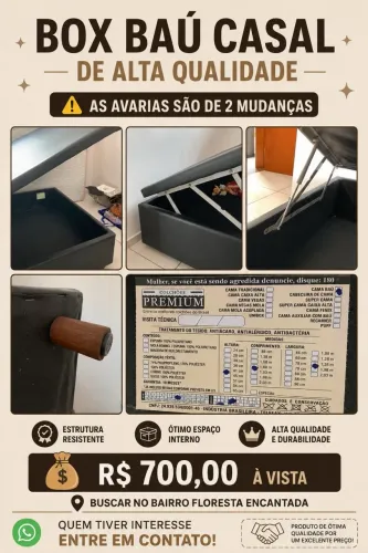 BOX BAÚ CASAL