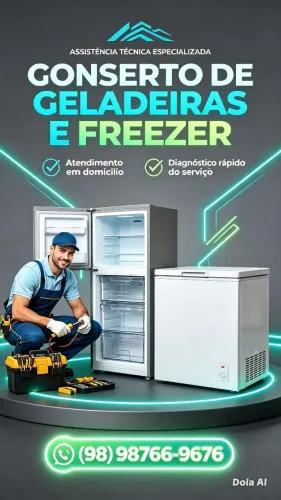 CONSERTOS GELADEIRAS E FREEZER