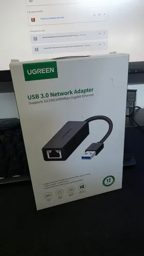 Adaptador USB para RJ45 Gigabit
