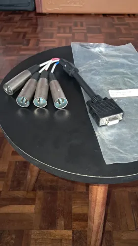 Patch cable áudio DB9 Fêmea x 4 XLR Macho