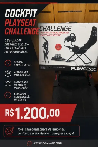 Simulador cockpit Playseat Challenge
