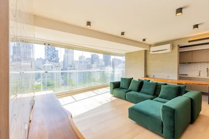 Apartamento para venda em Jardim Paulista com 1 quarto, sendo 1 suíte, 97m²