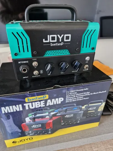 Amplificador valvulado joyo + caixa passiva 12 polegadas