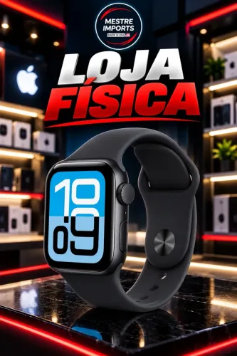 Apple Watch SE 3 40MM PRETO GPS (NOVO) LACRADO LOJA FÍSICA - LOURDES BH