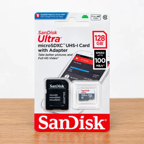 Cartão de memória 128Gb SanDisk Ultra