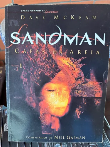 quadrinho HQ sandman capas na areia- volume 1 