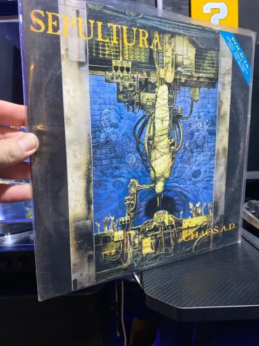 Vinil Sepultura - Chaos A.D ( Usado de Época)