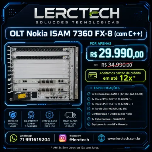OLT Nokia ISAM 7360 FX-8