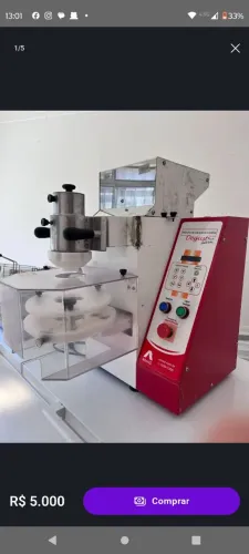 Máquina de salgados semi nova!!!!