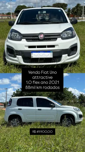 Fiat Uno Attractive 1.0 EVO Fire Flex 8V 5P 2021