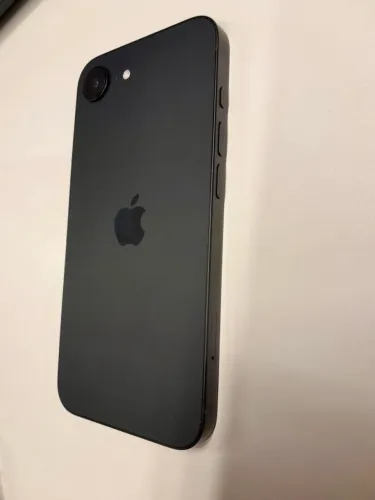 iPhone 16e 128Gb preto + cabo novo original Apple
