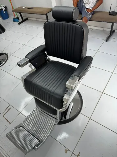 Cadeira barbearia poltrona barbeiro