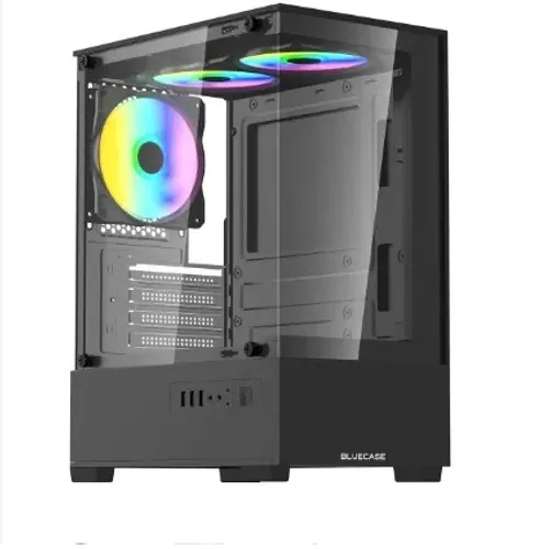 Gabinete Gamer com 3 Fans RGB BG-055 Hit Pro -Monte seu Pc Aqui -Loja Coimbra Computadores